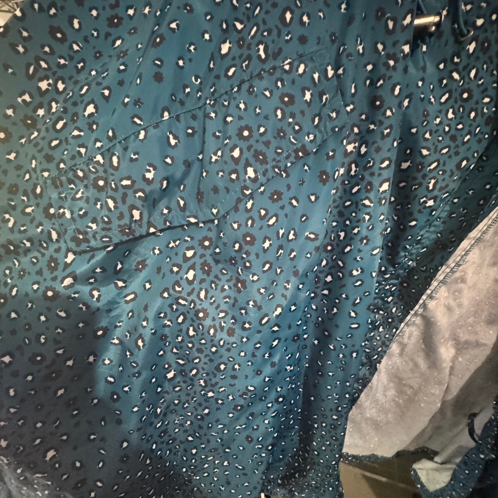 Torrid Blue Patterned Nylon Jacket - image 3